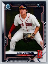 2021 Bowman #BCP-71 Blaze Jordan Chrome Prospects