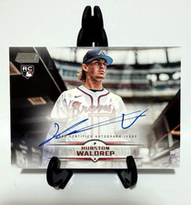 2025 Topps Stadium Club - Autographs Hurston Waldrep #SCBA-HW (AU, RC)-Braves!