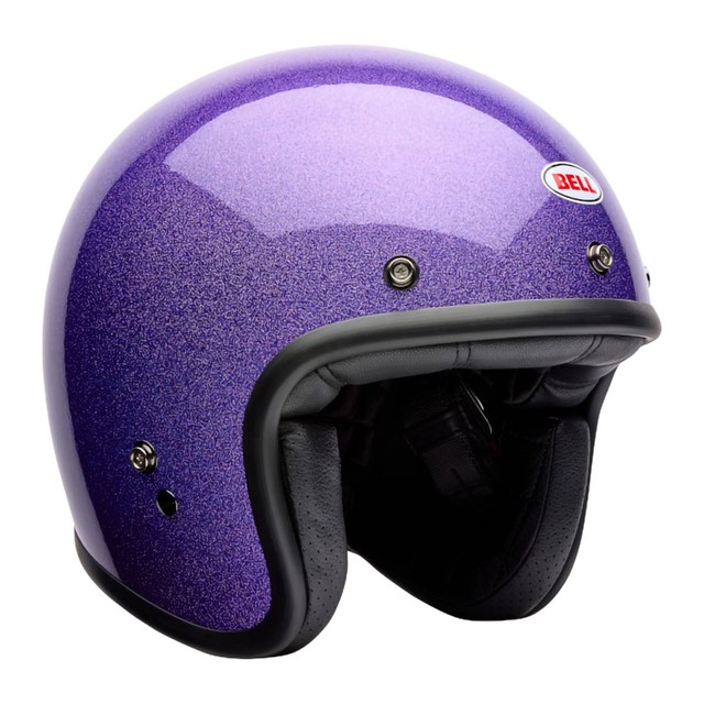 Casque Jet Café Racer BELL Custom 500 Flake Violet Brillant