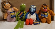 Fisher-Price The Muppets Beanbag Plush Set Miss Piggy Kermit Machine Washable