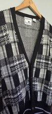 Dadcore Grandpa's Cardigan Men's Size Large Sweater Made In Italy Tricot Brand