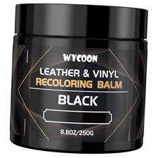 Leather Recoloring  Color Restorer  Leather Dye, Paint  Repair Balm Black