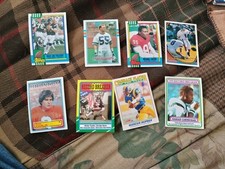 Lot Of 8 Vintage NFL Football Cards PAYTON BOSWORTH Marcus Dupree Carter Elam