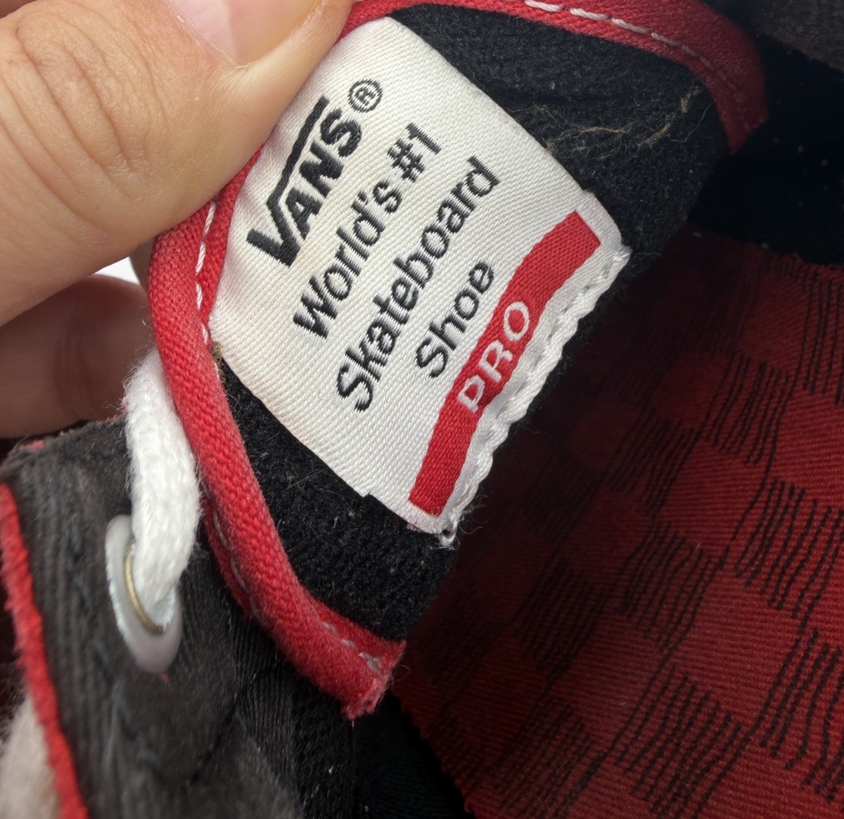 Vans Old Skool Pro Sketched Checkerboard Racing Red White Special Edition Shoes thumbnail 8