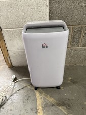 HOMCOM Portable Quiet Dehumidifier 10l/Day for Home