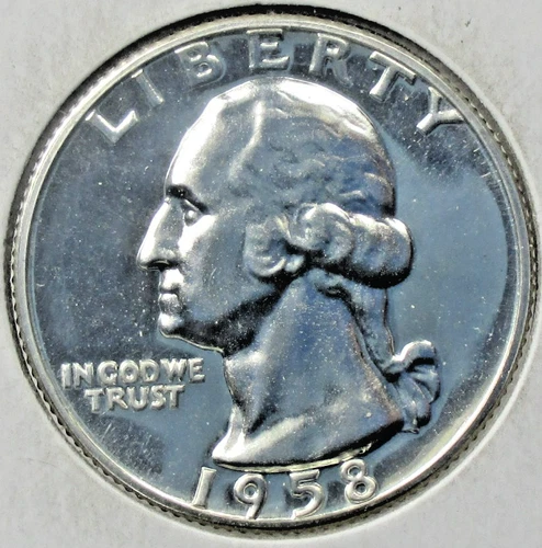 1958 Washington Quarter Dollar Proof
