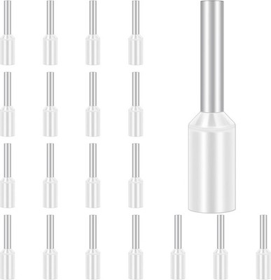 Isolierte Aderendhülsen Set 0.5mm² | Kabelverbindung Draht 8mm | 100 Stück
