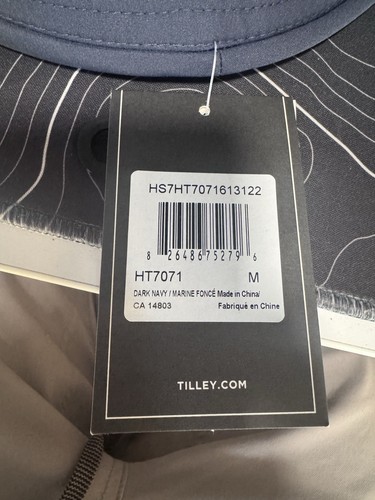 Tilley Golf Bucket Hat. Dark Navy. Medium. Brand New With Tags. - 第 2/5 張圖片