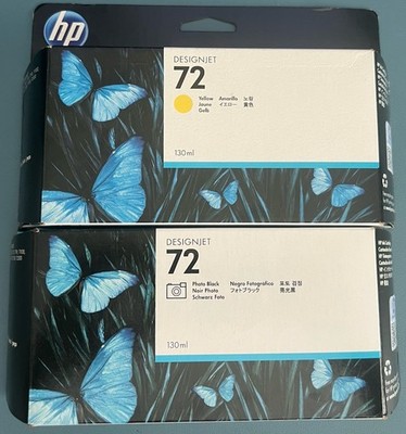 HP Designjet  72 Photo Black And Yellow 130 Ml