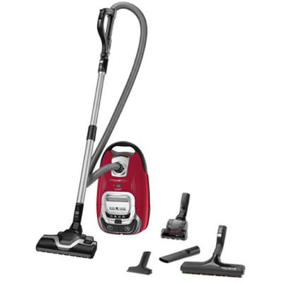 Rowenta Silence Force Allergy+ RO7473 Bodenstaubsauger mit Beutel schwarz-rot