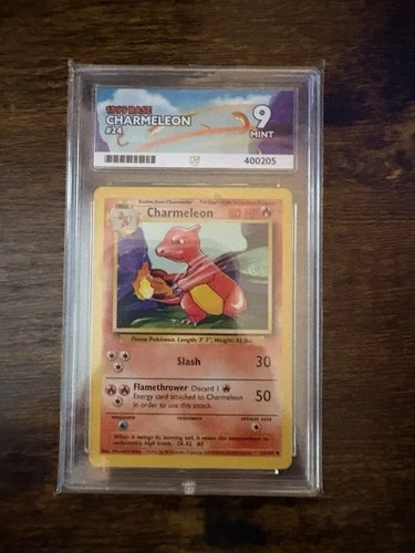 Ace Grading 9 Charmeleon 24/102 1999 Base Set English WOTC Graded