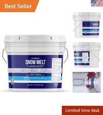 Tech-Grade Snow Melt - 1 Gallon Eco-Friendly Pellets for Sidewalks