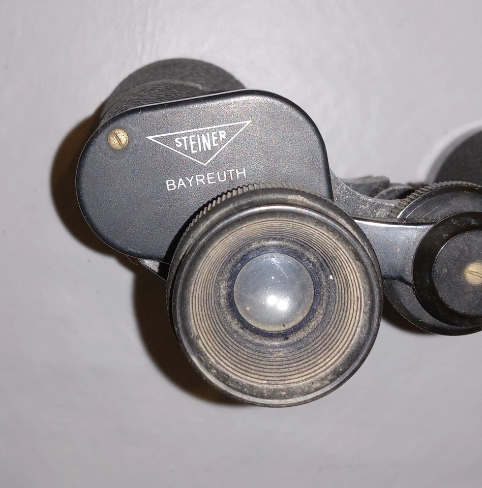 Vintage Steiner Bayreuth Black 12x50 Binoculars Made In West Germany  - Image 4 of 4
