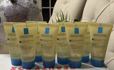 La Roche-Posay Lipikar AP+ Gentle Foaming Cleansing Oil .5oz/15ml Travel Sz X8