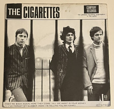 The Cigarettes - They're Back Again, Here They Come - EX/EX - RED LABELS Rare!!