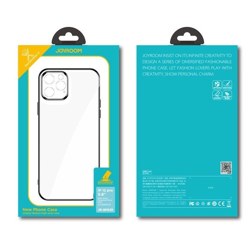 Joyroom New Beauty Series ultra cienkie przezroczyste etui z metaliczną ramką do - Zdjęcie 5 z 10