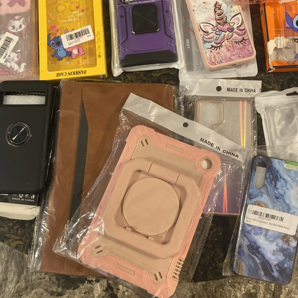 Lot of 50 phone cases Samsung, Pixel & various models/brands- new in packaging - Image 3 of 4