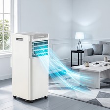 6 in 1 5000-9000BTU Portable Air Conditioner ,Air Cooler Dehumidifier Fans Timer