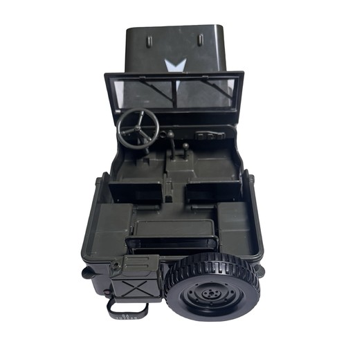 12" Jeep Action Wecker Brandneu Militär Willys MB - Bild 6 von 8