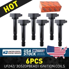 6Pcs Modigt New Ignition coils UF242 30520P8EA01 For Acura MDX 2001-2009