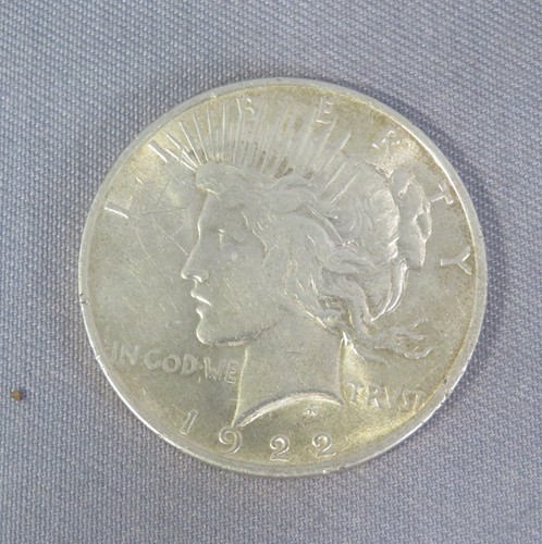 1922 Peace Silver Dollar Coin $1 Nice! Eagle - Picture 9 of 10