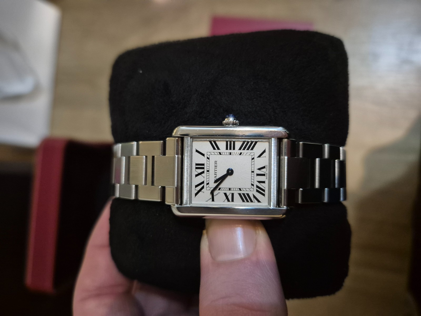 cartier tank solo full set box and papers womens watch - Image 5