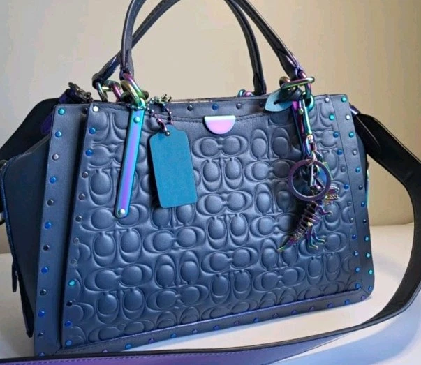 Coach Blue Satchel Bags & Handbags for Women for sale - eBay