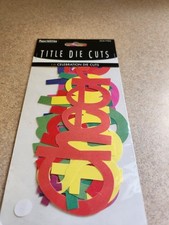 Paperbilities Celebration Title Die Cuts for scrapbooking/crafts