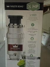 Waste King 1/2 HP High-Speed Motor Continuous Garbage Feed Disposal W/Power Cord