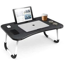 Laptop Bed Tray Table, Adjustable Laptop Stand, Portable Lap Desks with Large
