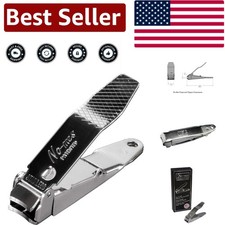Ultimate Fingernail Clipper with Ergonomic Handle & Catches Clippings - USA Made