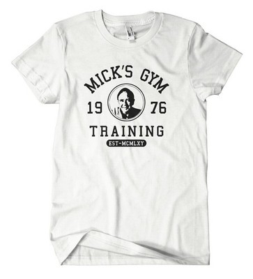 Mick´s Gym T-Shirt Fun Kult Rocky Balboa Boxing Sylvester Boxen Film Rambo Boxen