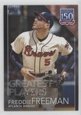 2019 Update 150 Years of Professional Baseball Black 2/299 Freddie Freeman 11ur