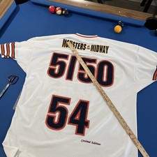 Camiseta Giant Chicago Bears Monsters Of The Midway 51/50/54 puerta trasera/Halloween