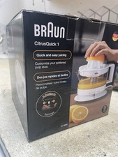 Braun Cj3000 350ml, 20W Electric Citrus Press - White