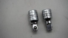 Snap-On Tools USA 2pc 1" Long Standard & Wobble Extension Set Lot, FX1 & FXW1