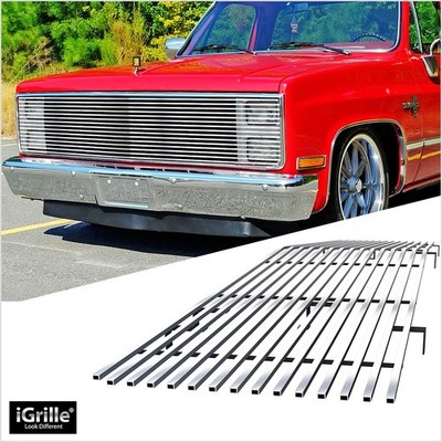 Fits 1981-1987 Chevy Blazer/Suburban/C/K Pickup Upper Chrome Billet Grille