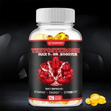 Testosterone Booster -Ginseng, Ashwagandha,Tribulus Terrestris,Saw Palmetto,Maca