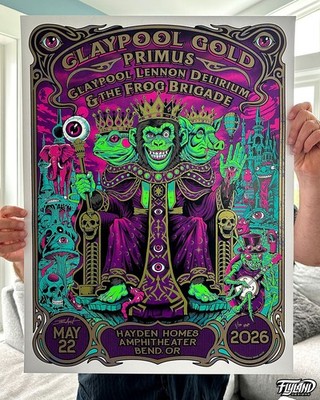 Primus FOIL POSTER Bend Oregon 5/22/2026