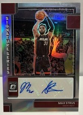 Max Strus Panini 2022-23 Donruss Optic Signature Series Silver Auto SS-MAX Heat