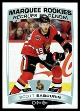 2019-20 O-Pee-Chee MARQUEE ROOKIE Scott Sabourin Ottawa Senators #641