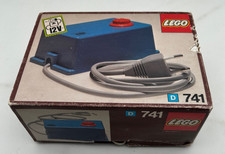 Lego Eisenbahn 12 Volt 741 Trafo in blau OVP