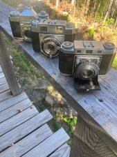 Lot of 3 Vintage Zeiss Ikon Contina / Contaflex  35mm Film Camera