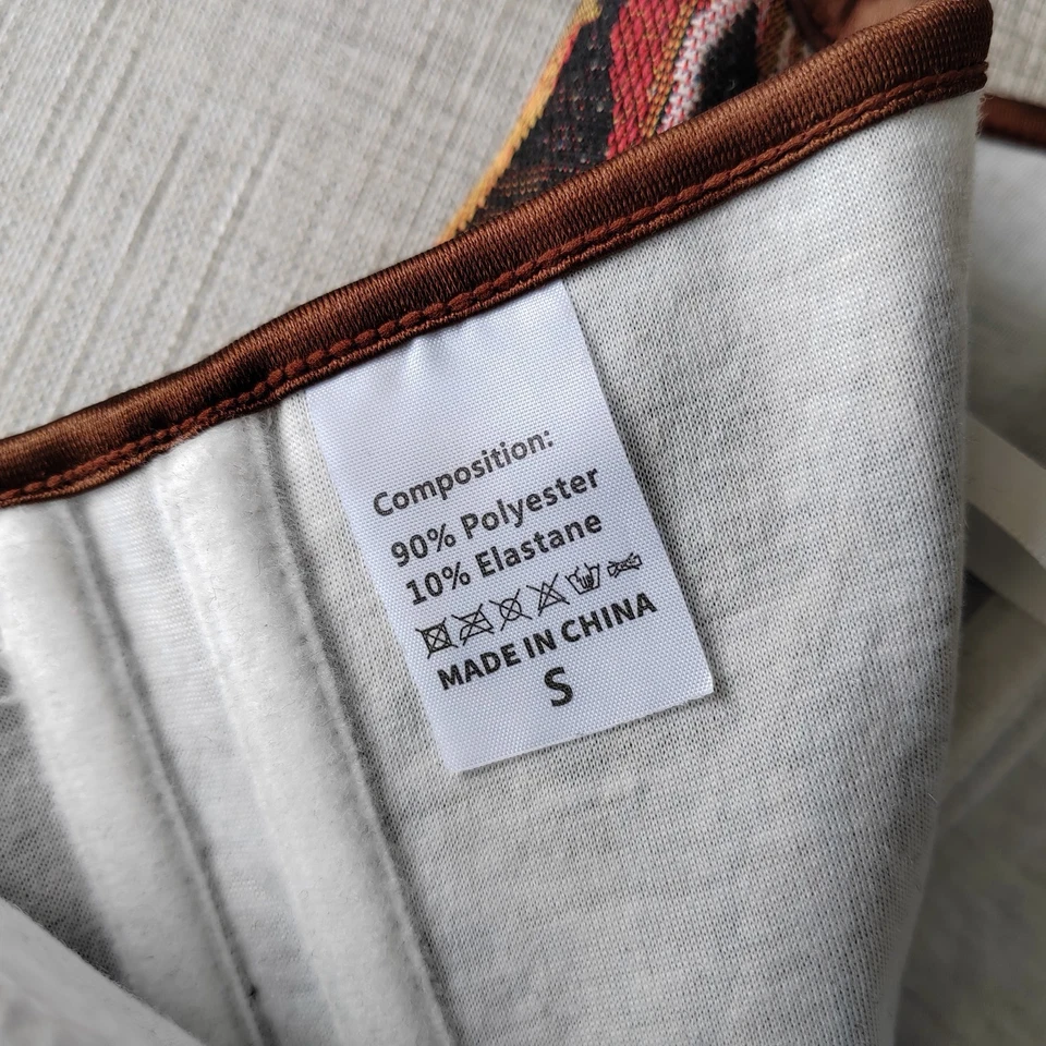 Women's Renaissance Floral Bodyshaper Overbust Corset Top Size S - Image 3 of 4