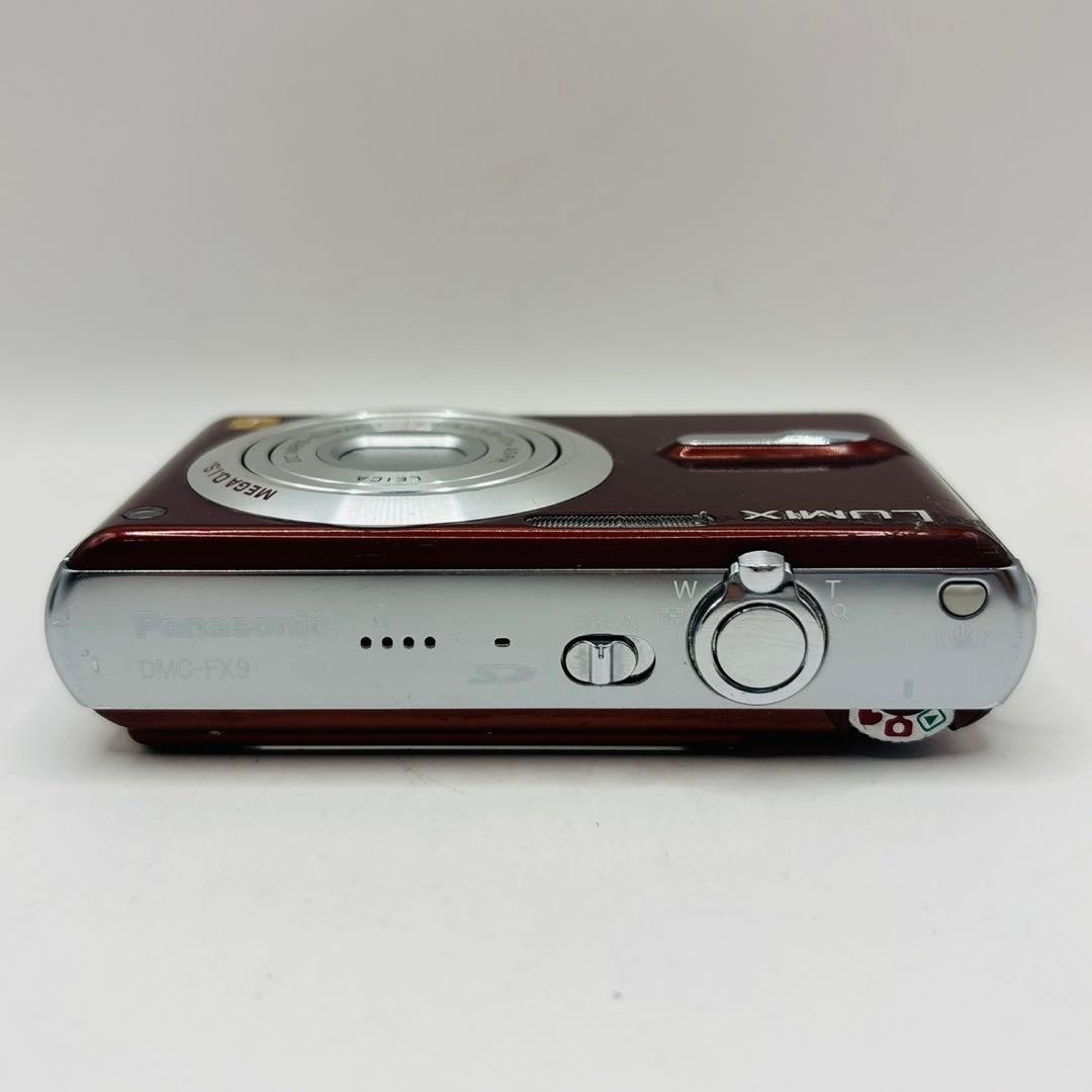 Panasonic LUMIX DMC-FX9 Compact Digital Camera with LEICA Lens Red