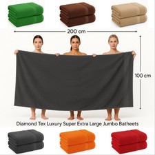 100% Egyptian Cotton Towels Super Soft 600GSM Luxury Bath Sheets Bath Towels