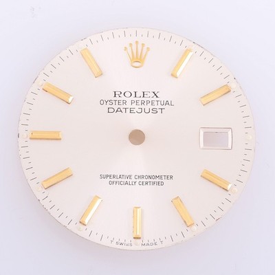 Rolex Mens Datejust 36mm Silver Stick Dial T Swiss Made T 16013-16233 #38