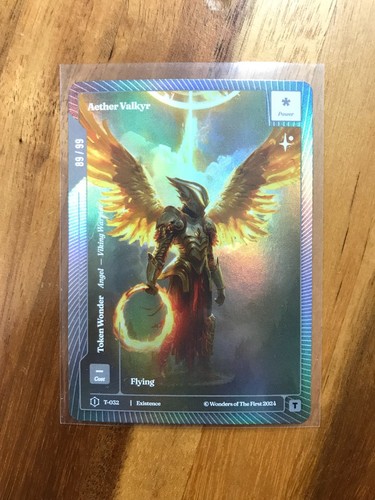 Wonders Of The First Existence Aether Valkyr /99 Orbital Color Foil Match T-032 - Bild 1 von 2