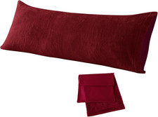 Sherpa Body Pillow Cover, Ultra Soft Faux Fur Body Pillowcase, Luxury Shaggy Plu