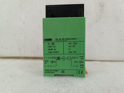 Phoenix Contact CM 62-PS-230AC/24DC/1 Power Supply 24V DC 1A DIN Rail